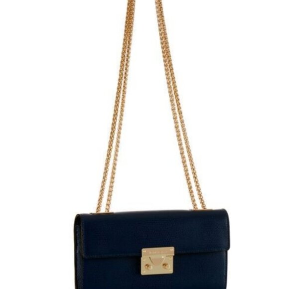 HENRI BENDEL Waldorf Wallet On Gold Chain in Coral - Picture 2 of 8